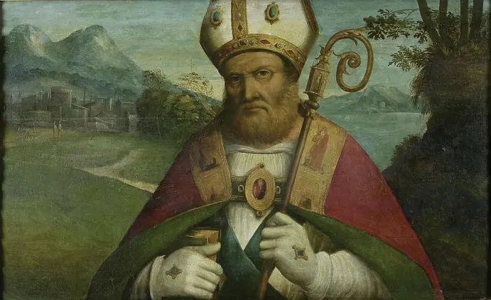Framed Print : Saint Maurelius, 1520-1530. Creator: Garofalo, Benvenuto Tisi da (1481-1559) Framed Print : Saint Maurelius, 1520-1530. Creator: Garofalo, Benvenuto Tisi da (1481-1559)