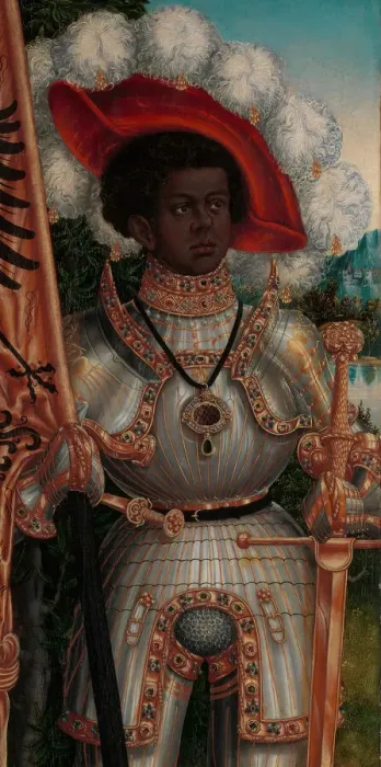 Framed Print : Saint Maurice, ca. 1520-25. Creator: Lucas Cranach the Elder Framed Print : Saint Maurice, ca. 1520-25. Creator: Lucas Cranach the Elder