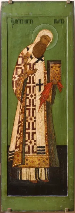 Framed Print : Saint Metropolitan Peter of Moscow, 17th century Framed Print : Saint Metropolitan Peter of Moscow, 17th century
