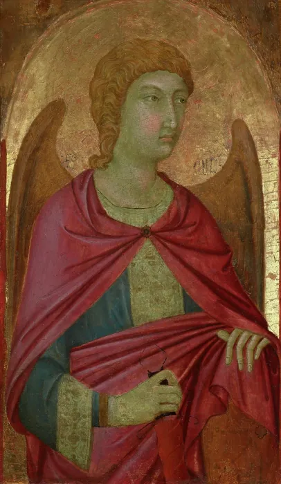 Framed Print : Saint Michael the Archangel. Between 1315-1320 Creator: Ugolino da Siena Framed Print : Saint Michael the Archangel. Between 1315-1320 Creator: Ugolino da Siena