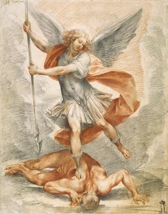 Framed Print : Saint Michael the Archangel, c1629-1630 Framed Print : Saint Michael the Archangel, c1629-1630