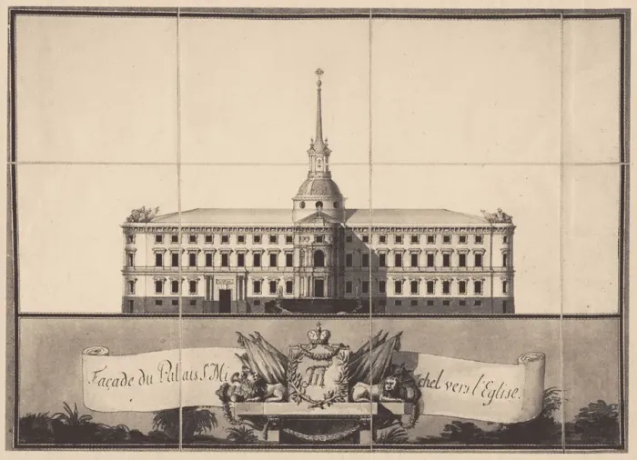 Framed Print : Saint Michaels Castle in Saint Petersburg, 1797. Artist: Brenna, Vincenzo (1745-1820) Framed Print : Saint Michaels Castle in Saint Petersburg, 1797. Artist: Brenna, Vincenzo (1745-1820)