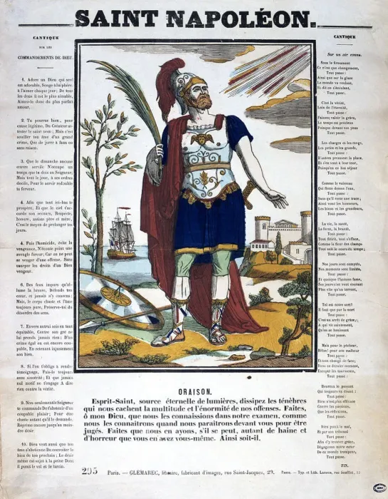 Framed Print : Saint Napoleon, 19th century Framed Print : Saint Napoleon, 19th century