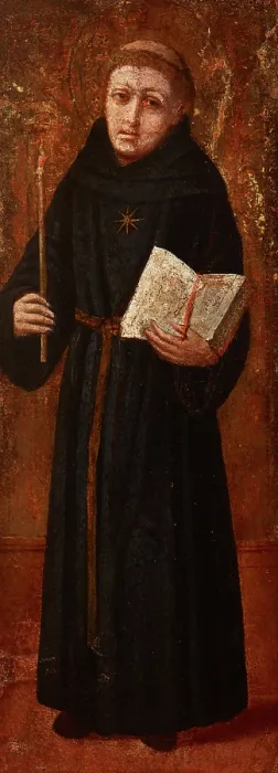 Framed Print : Saint Nicholas of Tolentine (?), 15th century. Creator: Unknown Framed Print : Saint Nicholas of Tolentine (?), 15th century. Creator: Unknown