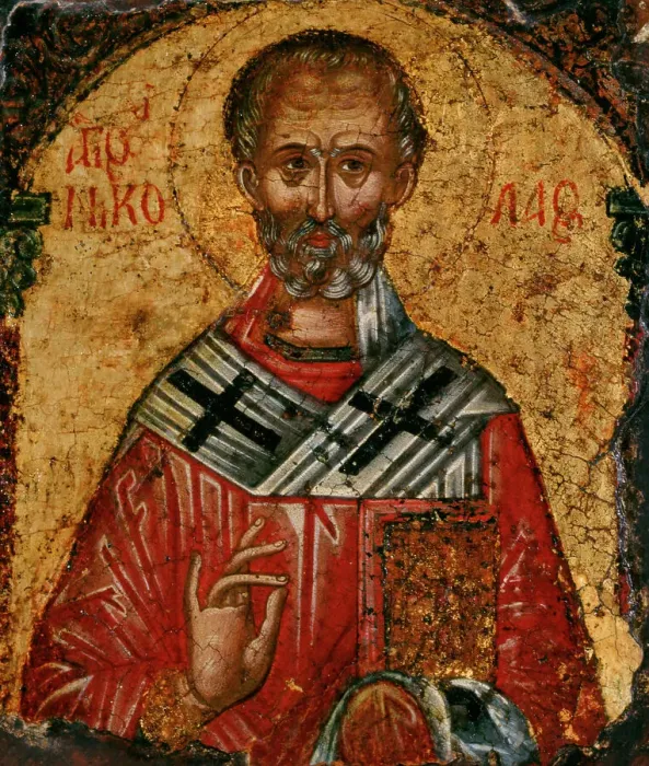 Framed Print : Saint Nicolas, between 1500 and 1600. Creator: Cretan School Framed Print : Saint Nicolas, between 1500 and 1600. Creator: Cretan School