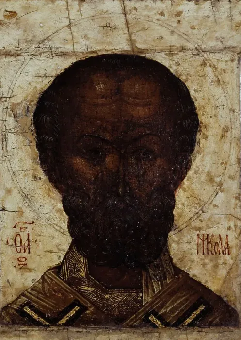Framed Print : Saint Nicolas, between 1500 and 1600. Creator: Moscow School Framed Print : Saint Nicolas, between 1500 and 1600. Creator: Moscow School