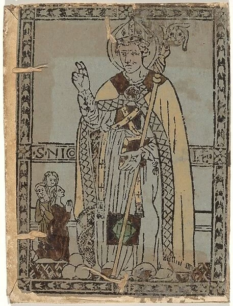 Saint Nicolas of Myra, 1470s. Creator: Unknown