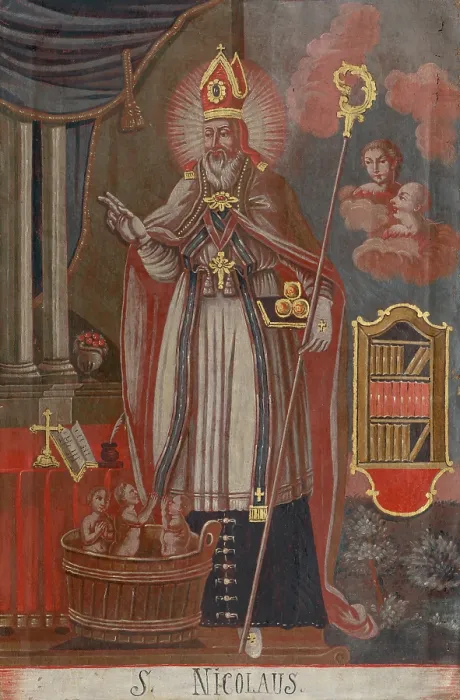 Framed Print : Saint Nicolaus, 1785. Creator: Unknown Framed Print : Saint Nicolaus, 1785. Creator: Unknown