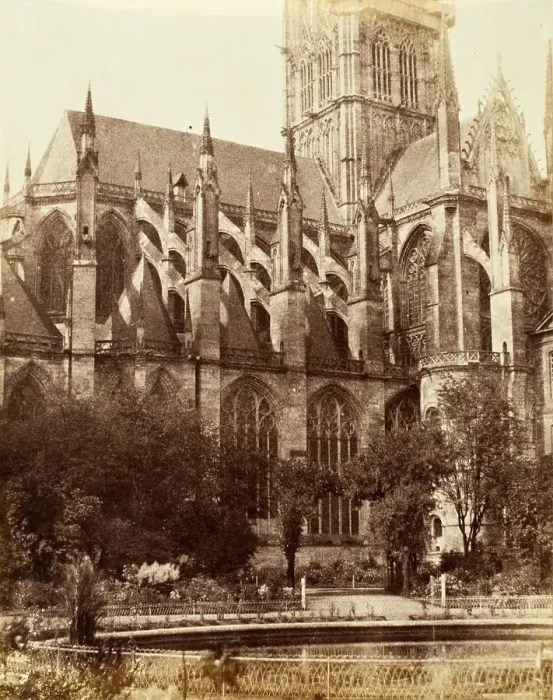 Framed Print : Saint-Ouen, Rouen, 1856. Creator: Alfred Capel-Cure Framed Print : Saint-Ouen, Rouen, 1856. Creator: Alfred Capel-Cure
