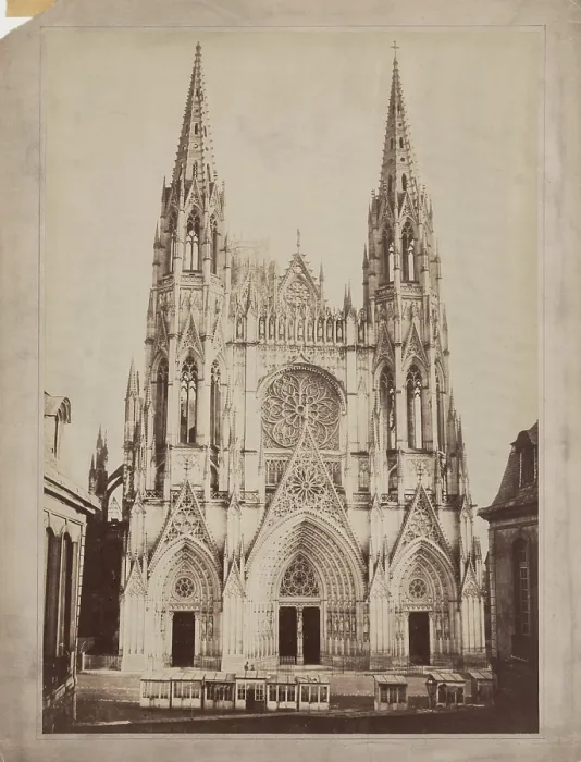 Framed Print : Saint Ouen, Rouen, France, 19th century. Creator: Unknown Framed Print : Saint Ouen, Rouen, France, 19th century. Creator: Unknown