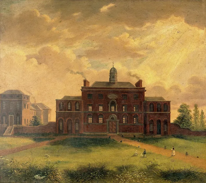 Framed Print : Saint Pancras smallpox hospital, London, c1840s. Creator: George Sidney Shepherd Framed Print : Saint Pancras smallpox hospital, London, c1840s. Creator: George Sidney Shepherd