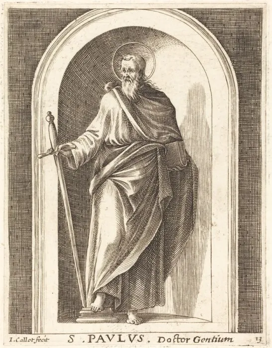 Framed Print : Saint Paul, 1608 / 1611. Creator: Jacques Callot Framed Print : Saint Paul, 1608 / 1611. Creator: Jacques Callot