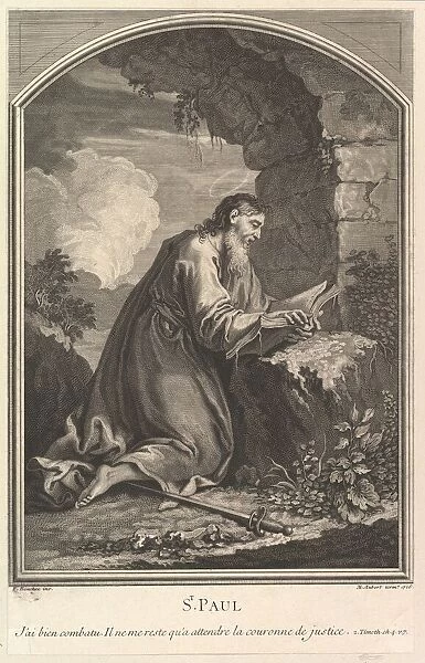 Saint Paul, 1726. Creator: Michel Aubert