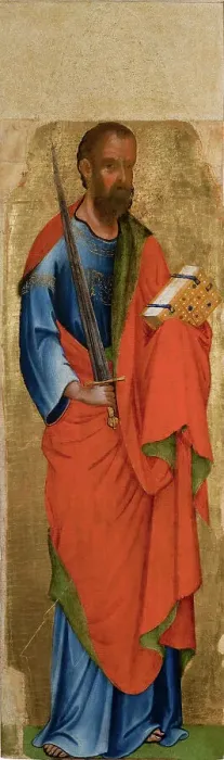 Framed Print : Saint Paul, c1340-1345. Creator: Veneziano, Paolo (ca 1330-ca 1360) Framed Print : Saint Paul, c1340-1345. Creator: Veneziano, Paolo (ca 1330-ca 1360)