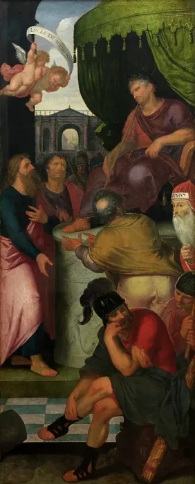 Framed Print : Saint Paul in Front of Proconsul Felix van Caesarea, 1602. Creator: Otto Van Veen Framed Print : Saint Paul in Front of Proconsul Felix van Caesarea, 1602. Creator: Otto Van Veen