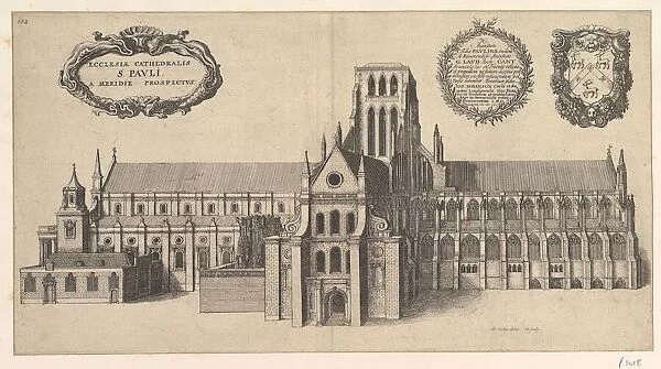 Saint Paul s, South side (Ecclesiae Cathedralis St. Pauli, A Meridi Prospectus), 1658