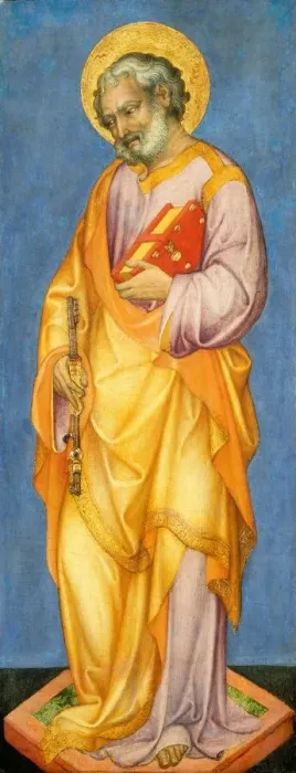Framed Print : Saint Peter, c. 1445 / 1450. Creator: Michele Giambono Framed Print : Saint Peter, c. 1445 / 1450. Creator: Michele Giambono