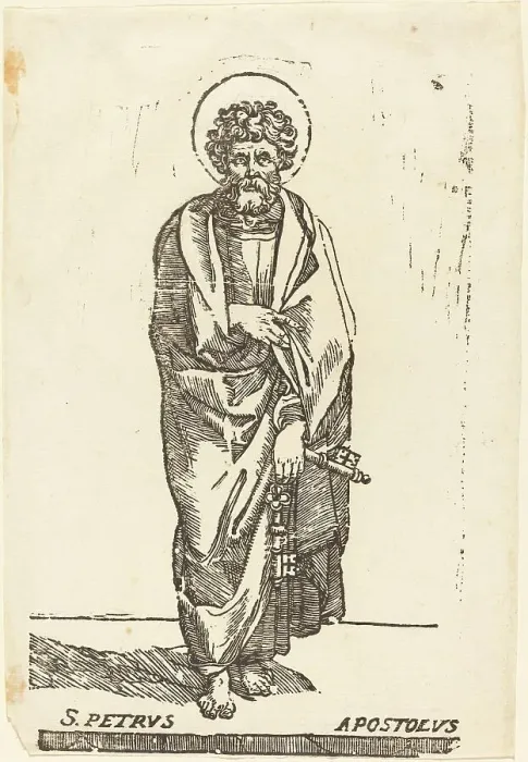 Framed Print : Saint Peter. Creator: Jacques Stella Framed Print : Saint Peter. Creator: Jacques Stella