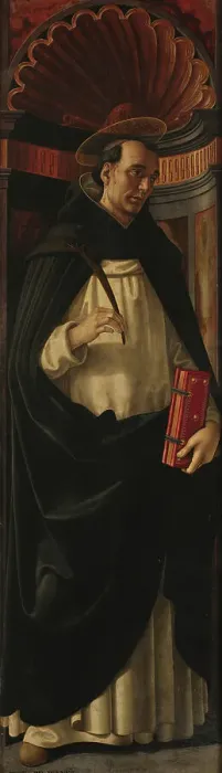 Framed Print : Saint Peter Martyr, 1494. Creator: Ghirlandaio, Domenico (1449-1494) Framed Print : Saint Peter Martyr, 1494. Creator: Ghirlandaio, Domenico (1449-1494)