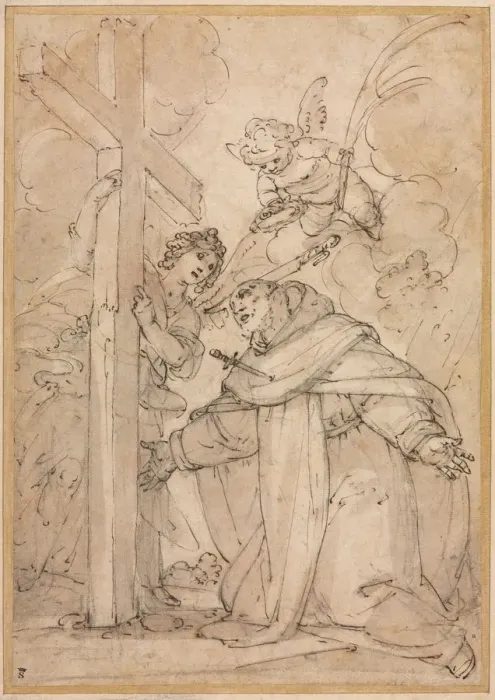 Framed Print : Saint Peter Martyr, 16th Century?. Creator: Giovanni Battista Paggi (Italian, 1554-1627) Framed Print : Saint Peter Martyr, 16th Century?. Creator: Giovanni Battista Paggi (Italian, 1554-1627)