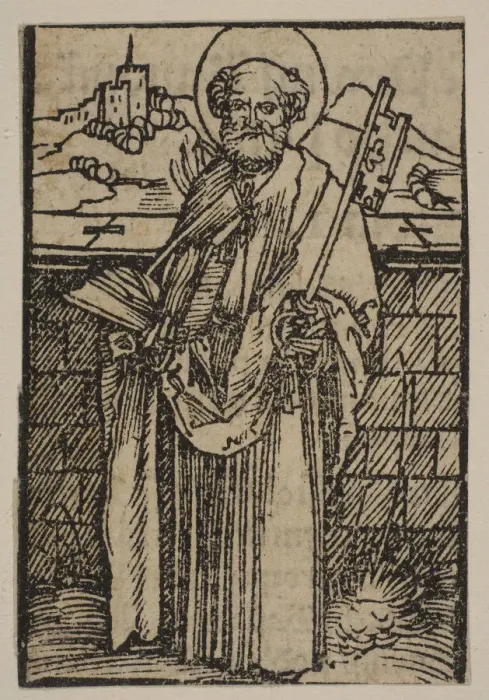 Framed Print : Saint Peter. n. d. Creator: Albrecht Durer Framed Print : Saint Peter. n. d. Creator: Albrecht Durer