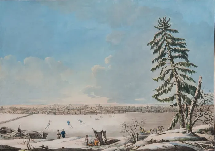 Framed Print : Saint Petersburg: View over the Neva River, Early 1800s. Artist: Anonymous Framed Print : Saint Petersburg: View over the Neva River, Early 1800s. Artist: Anonymous