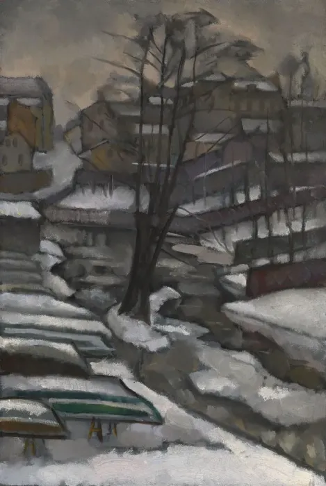 Framed Print : Saint Petersburg in Winter. Artist: Baranov-Rossine, Vladimir Davidovich (1888-1942) Framed Print : Saint Petersburg in Winter. Artist: Baranov-Rossine, Vladimir Davidovich (1888-1942)