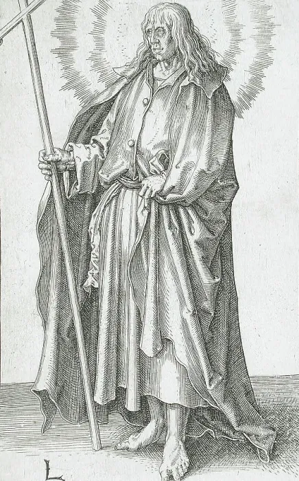 Framed Print : Saint Philip, c1510. Creator: Lucas van Leyden Framed Print : Saint Philip, c1510. Creator: Lucas van Leyden