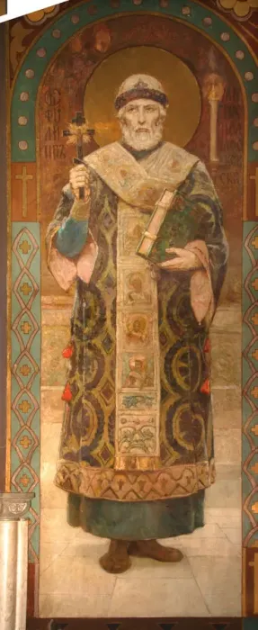 Framed Print : Saint Philip, Metropolitan of Moscow, 1885-1896. Artist: Vasnetsov, Viktor Mikhaylovich (1848-1926) Framed Print : Saint Philip, Metropolitan of Moscow, 1885-1896. Artist: Vasnetsov, Viktor Mikhaylovich (1848-1926)