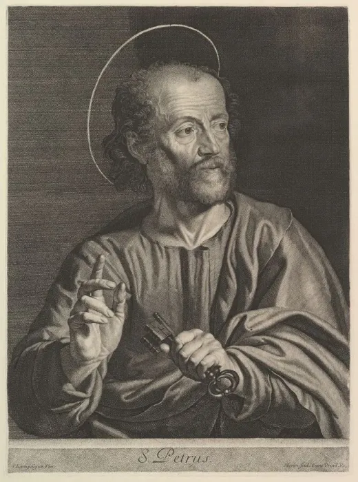 Framed Print : Saint Pierre. Creator: Jean Morin Framed Print : Saint Pierre. Creator: Jean Morin