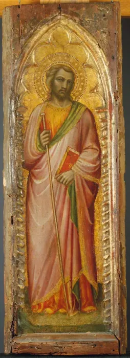 Framed Print : A Saint, Possibly James the Greater, 1384-85. Creator: Spinello Aretino Framed Print : A Saint, Possibly James the Greater, 1384-85. Creator: Spinello Aretino