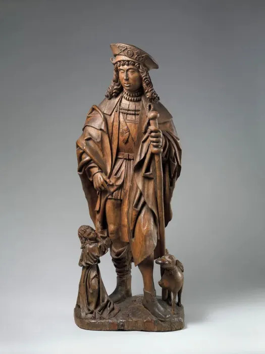 Framed Print : Saint Roch, German, early 16th century. Creator: Unknown Framed Print : Saint Roch, German, early 16th century. Creator: Unknown