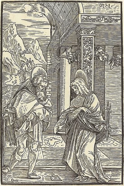 Saint Roch and Saint Sebastian, 1510. Creator: Hans Schäufelein the Elder