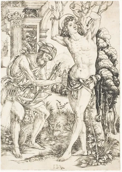 Framed Print : Saint Sebastian, 1506 / 07. Creator: Master I.B. with the Bird Framed Print : Saint Sebastian, 1506 / 07. Creator: Master I.B. with the Bird