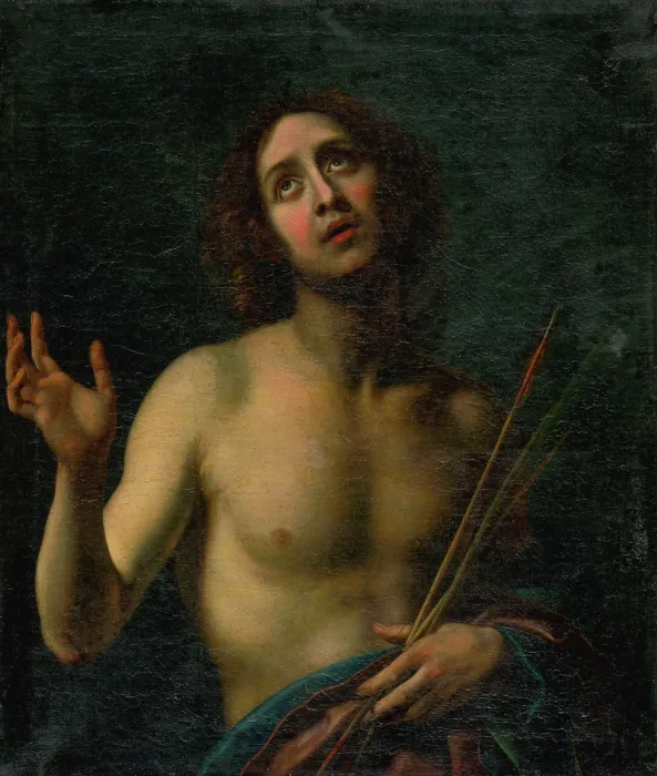 Framed Print : Saint Sebastian, 1600-1700. Creator: Unknown Framed Print : Saint Sebastian, 1600-1700. Creator: Unknown