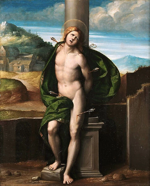 Saint Sebastian, ca 1521-1525. Creator: Garofalo, Benvenuto Tisi da (1481-1559)