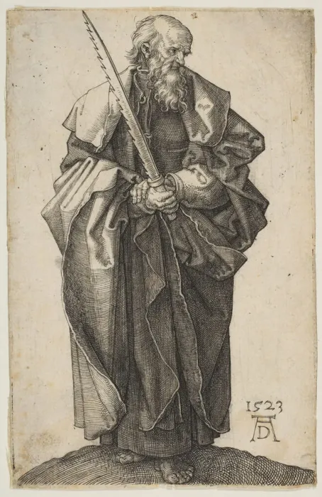 Framed Print : Saint Simon, 1523. Creator: Albrecht Durer Framed Print : Saint Simon, 1523. Creator: Albrecht Durer