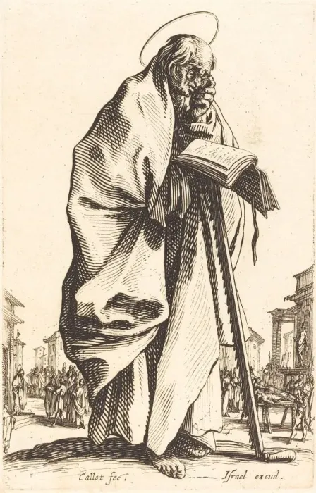 Framed Print : Saint Simon, published 1631. Creator: Jacques Callot Framed Print : Saint Simon, published 1631. Creator: Jacques Callot