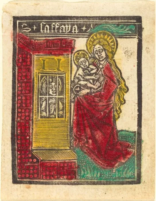 Framed Print : Saint Sophia, c. 1480. Creator: Workshop of the Master of the Aachen Madonna Framed Print : Saint Sophia, c. 1480. Creator: Workshop of the Master of the Aachen Madonna