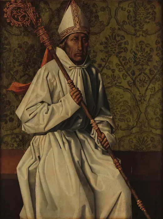 Framed Print : Saint Theotonius, Between 1460 and 1470. Creator: Gonçalves, Nuno (active 1445-1480) Framed Print : Saint Theotonius, Between 1460 and 1470. Creator: Gonçalves, Nuno (active 1445-1480)