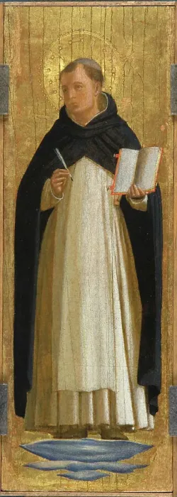 Framed Print : Saint Thomas Aquinas, 1438-1440. Creator: Angelico, Fra Giovanni, da Fiesole (ca. 1400-1455)