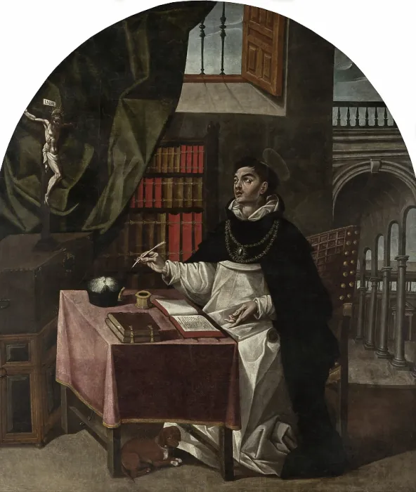 Framed Print : Saint Thomas Aquinas, 1610-1615. Creator: Penalosa, Juan de (1579-1633) Framed Print : Saint Thomas Aquinas, 1610-1615. Creator: Penalosa, Juan de (1579-1633)