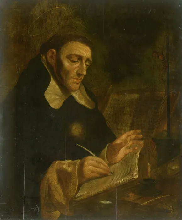 Framed Print : Saint Thomas Aquinas, c1650. Creator: Unknown Framed Print : Saint Thomas Aquinas, c1650. Creator: Unknown