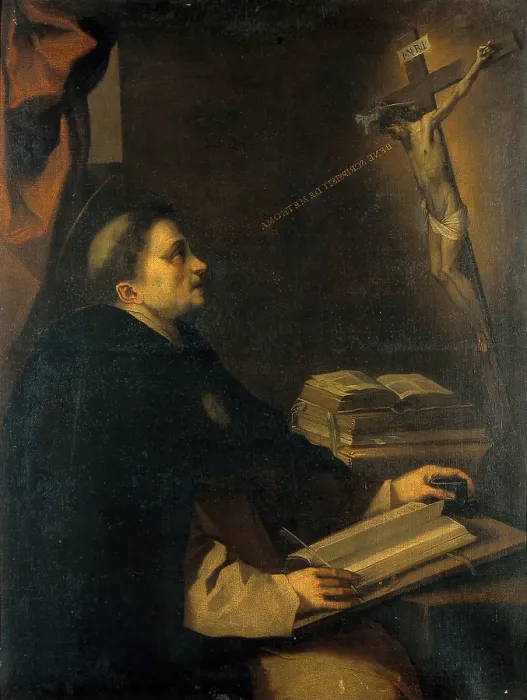Framed Print : Saint Thomas Aquinas, c17th century. Creator: Unknown Framed Print : Saint Thomas Aquinas, c17th century. Creator: Unknown