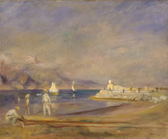 Framed Print : Saint-Tropez, 1898-1900. Artist: Renoir, Pierre Auguste (1841-1919) Framed Print : Saint-Tropez, 1898-1900. Artist: Renoir, Pierre Auguste (1841-1919)