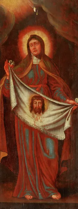 Framed Print : Saint Veronica, 1720 around. Creator: Unknown Framed Print : Saint Veronica, 1720 around. Creator: Unknown