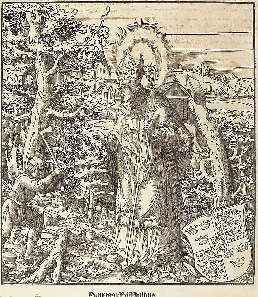 Saint Willibaldus, 1516 / 1518. Creator: Leonhard Beck