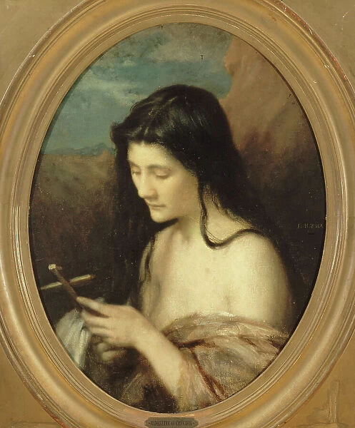 Sainte Marie l'Egyptienne, 1861. Creator: Jean Jacques Henner