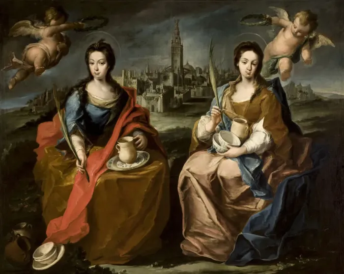Framed Print : Saints Justa and Rufina Framed Print : Saints Justa and Rufina
