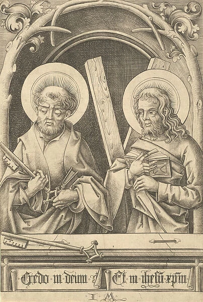 Saints Peter and Andrew, c. 1480 / 1485. Creator: Israhel van Meckenem